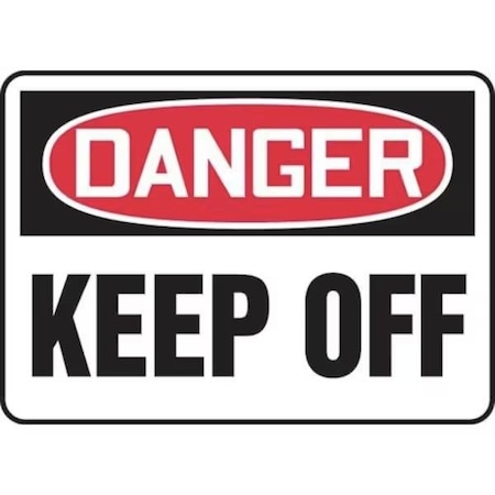 Accuform OSHA DANGER SAFETY SIGN KEEP OFF 7 MADM080XL MADM080XL